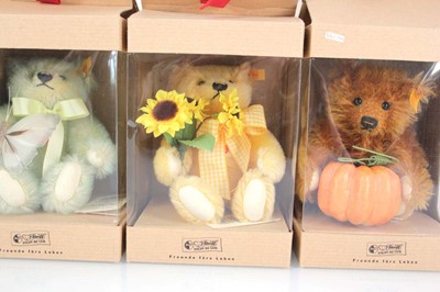 Lot 130 - A set of four Steiff bears, each depicting a...