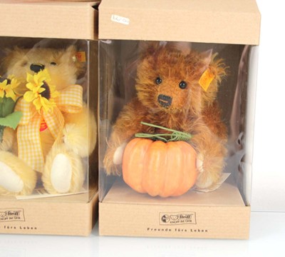 Lot 130 - A set of four Steiff bears, each depicting a...