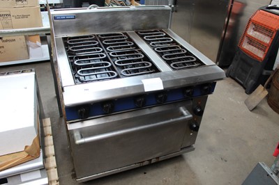 Lot 202 - 90cm electric blue seal cooker with large...