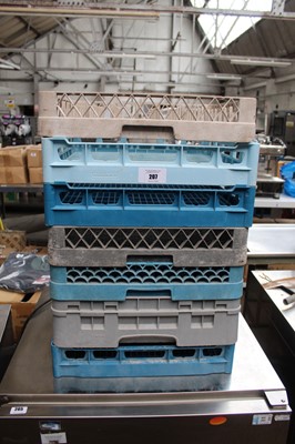 Lot 207 - 7x various dishwasher trays