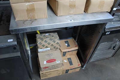 Lot 169 - 90cm stainless steel high level preparation table