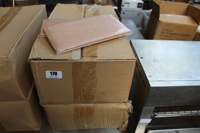 Lot 170 - 2 boxes of restaurant cheque booklets