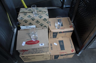 Lot 173 - 6 boxes of assorted glassware
