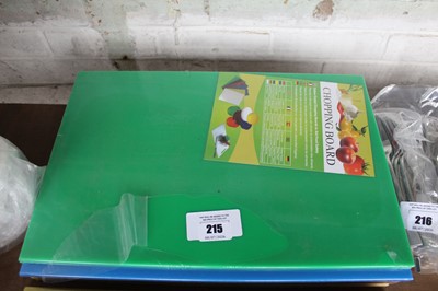 Lot 215 - 6x colour coded chopping boards