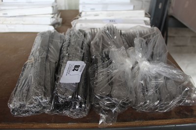 Lot 218 - Approx. 24x heads of matching stainless steel...