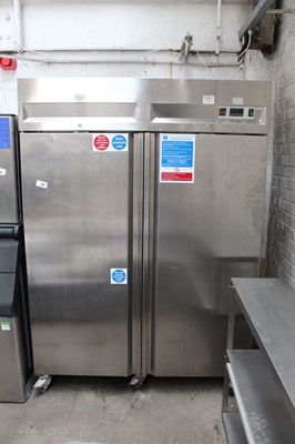 Lot 232 - 142cm two-door fridge