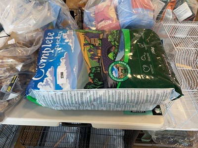 Lot 2240 - x2 15kg Arkwrights complete with chicken dog...