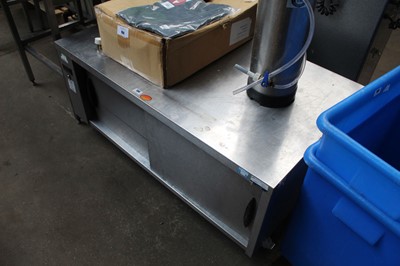 Lot 194 - 120cm Electic low level 2-doot hot cupboard
