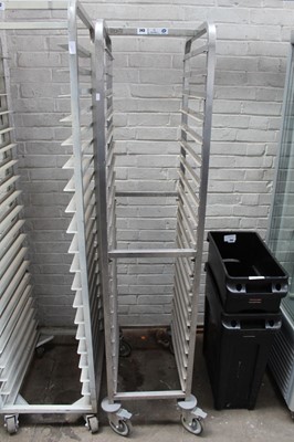 Lot 243 - 38cm Tray clearing trolley