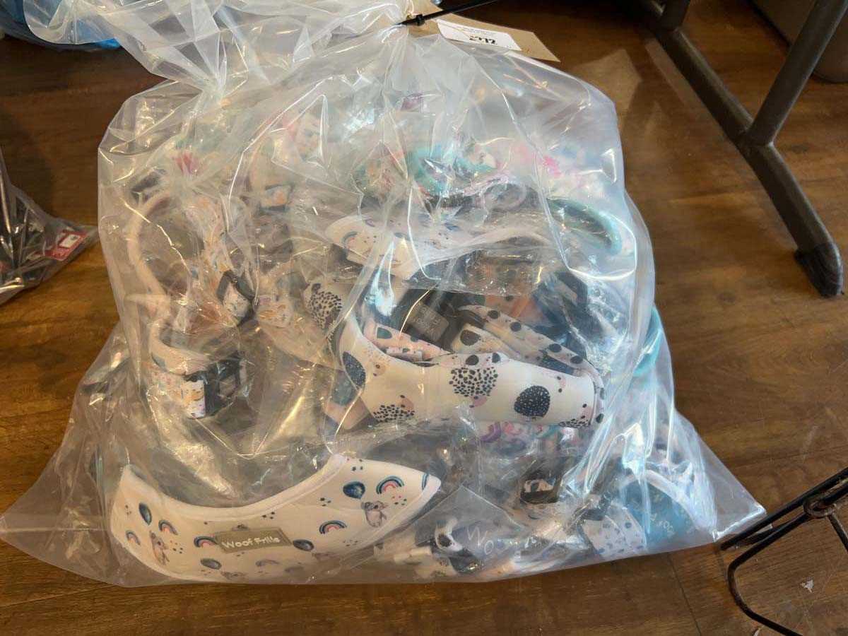 Lot 2272 - A bag containing approx. 22 dog harnesses