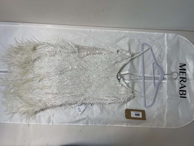 Lot 3490 - Nadine Merabi Lottie beaded dress (14) with...