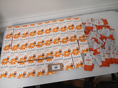Lot 2437 - Bag of food supplements by bio-kult & Zooki