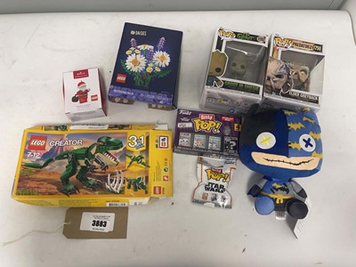 Lot 3883 - Funko Pop & Lego collectibles