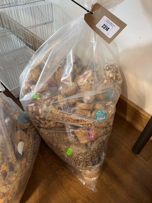 Lot 2314 - Bag containing a large quantity of bird food...