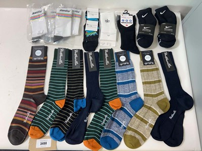 Lot 3498 - Socks Pantherella, Nike, Santini, alo