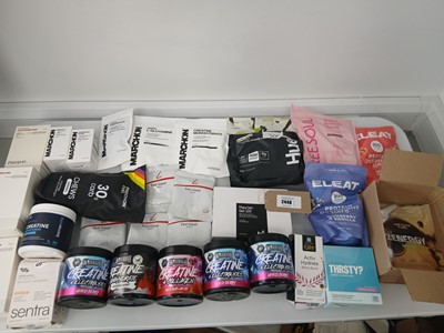 Lot 2448 - Bag of assorted Sports & hydration food...