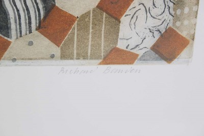 Lot 174 - Richard Bawden (b. 1936), 'Flowers & Patchwork'...