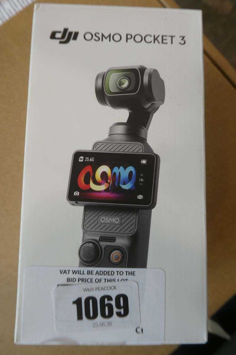 Lot 1069 - DJI Osmo Pocket 3, boxed