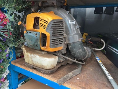 Lot 4061 - STIGA petrol powered backpack-mounted...