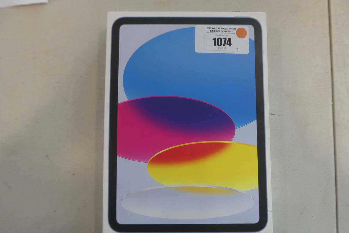 Lot 1074 - Apple iPad (A16) Wi-Fi, 128GB, Blue, model...