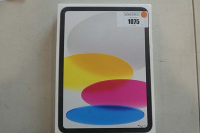 Lot 1075 - Apple iPad (A16) Wi-Fi, 128GB, Silver, model...