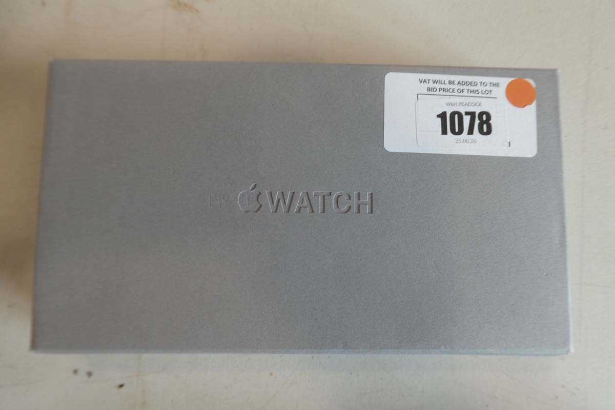Lot 1078 - Apple Watch Ultra 2, 49mm, Black Titanium Case,...