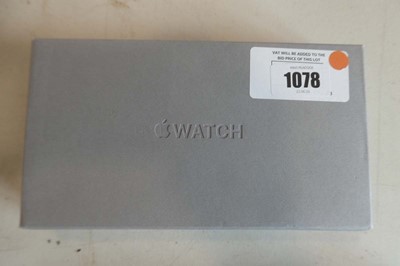 Lot 1078 - Apple Watch Ultra 2, 49mm, Black Titanium Case,...