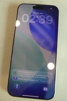 Lot 1082 - Apple iPhone 16 Pro Max, White Titanium, 256GB,...