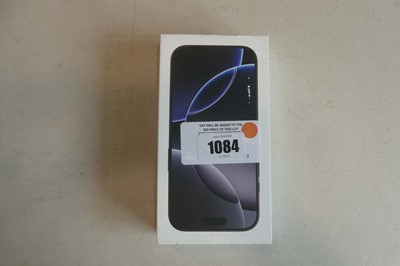 Lot 1084 - Apple iPhone 16 Pro, Black Titanium, 128GB,...
