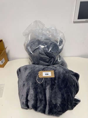 Lot 1739 - Bag containing x3 faux fur throws by Life...