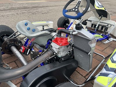 Lot Synergy Rebel rolling chassis go-kart showing...