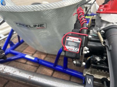 Lot Synergy Rebel rolling chassis go-kart showing...