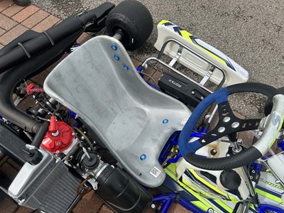 Lot Synergy Rebel rolling chassis go-kart showing...
