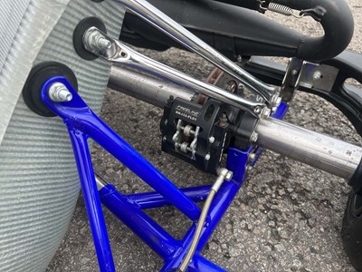 Lot Synergy Rebel rolling chassis go-kart showing...