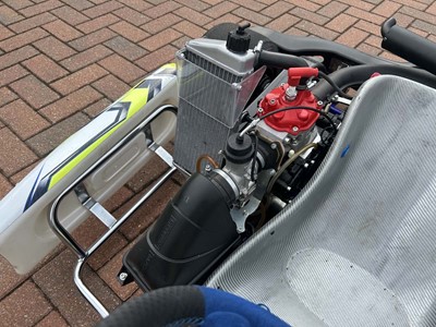 Lot Synergy Rebel rolling chassis go-kart showing...