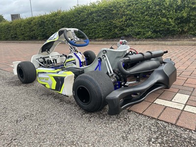 Lot Synergy Rebel rolling chassis go-kart showing...