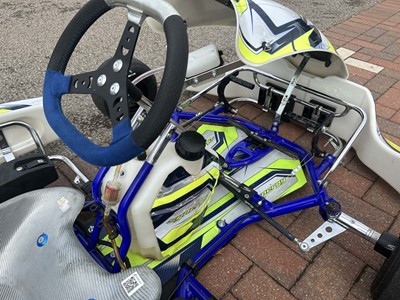 Lot Synergy Rebel rolling chassis go-kart showing...