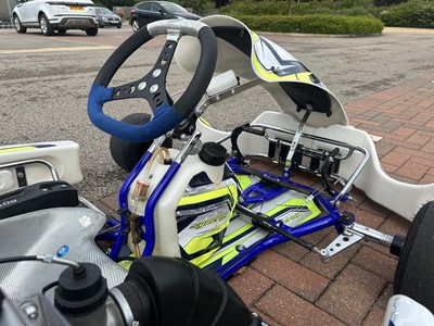 Lot Synergy Rebel rolling chassis go-kart showing...