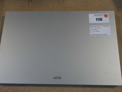 Lot 1116 - Acer Aspire Go 15 AG15-71P, Intel i5-1334U...