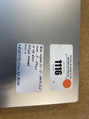 Lot 1116 - Acer Aspire Go 15 AG15-71P, Intel i5-1334U...