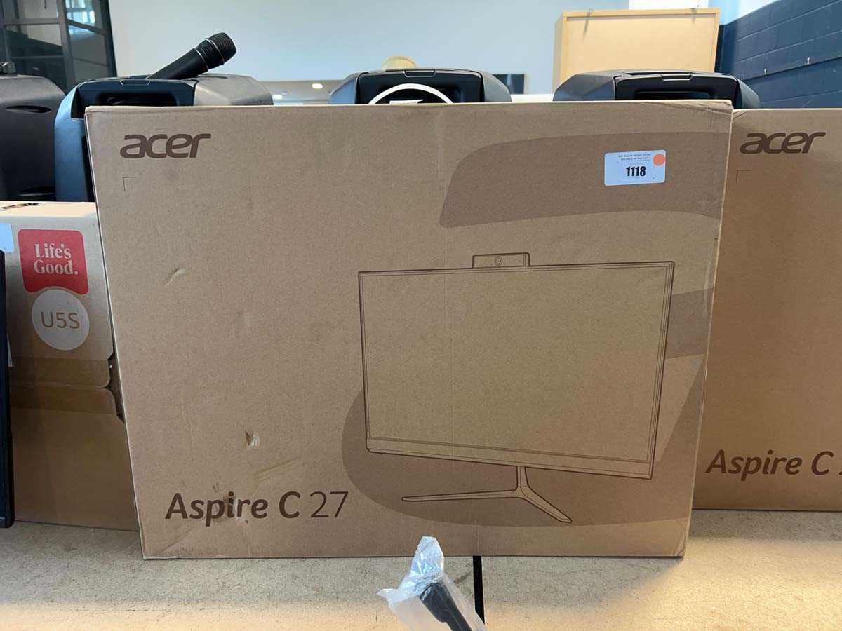 Lot 1118 - Acer Aspire C27 All-in-one desktop PC MD24U02,...