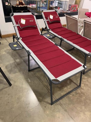 Lot 4164 - Quest Elite reclining garden sun lounger with...