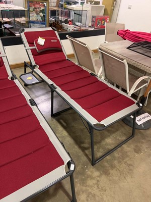 Lot 4165 - Quest Elite reclining garden sun lounger with...