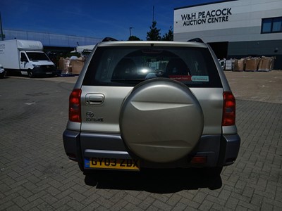 Lot (GY03 ZDX) 2003 Toyota RAV4 GX VVTI 5-door...