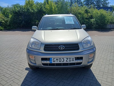 Lot (GY03 ZDX) 2003 Toyota RAV4 GX VVTI 5-door...