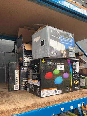 Lot 4111 - Mixed quantity of garden lighting to include...