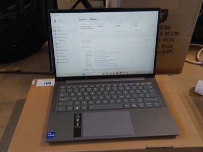 Lot 1123 - Lenovo IdeaPad Slim 5 14IRH10 laptop, Intel i7-...