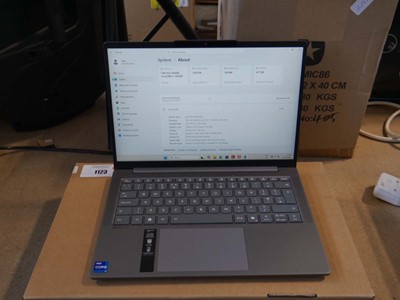 Lot 1123 - Lenovo IdeaPad Slim 5 14IRH10 laptop, Intel i7-...