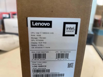 Lot 1125 - Lenovo LOQ 15IRX10 laptop, Intel i7-13650HX...
