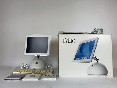 Lot 20 - A boxed Apple Imac model M6498 computer...